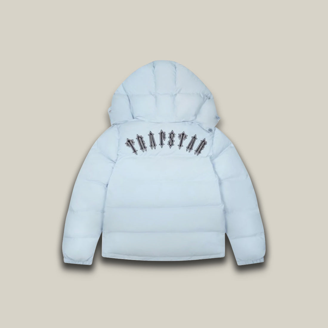 Trapstar Irongate Detachable Hooded Puffer Jacket - Ice Blue – Fire Reps