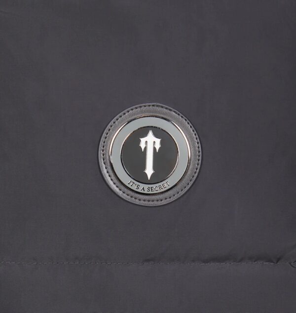 Trapstar Irongate Detachable Hooded Puffer Jacket - Stone Grey - Image 5