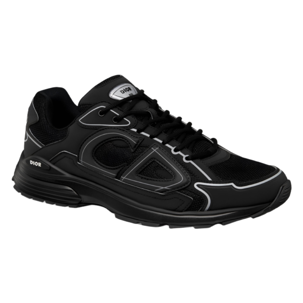 Dior B30 Countdown Sneaker -Black Mesh and Black Technical Fabric - Image 3