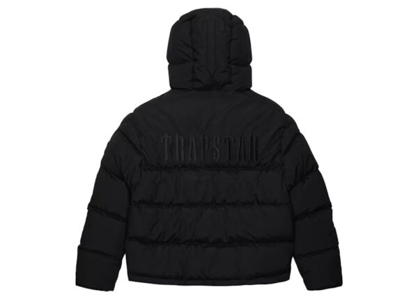 Trapstar Decoded 2.0 Hooded Puffer Jacket - Blackout Edition - Image 3